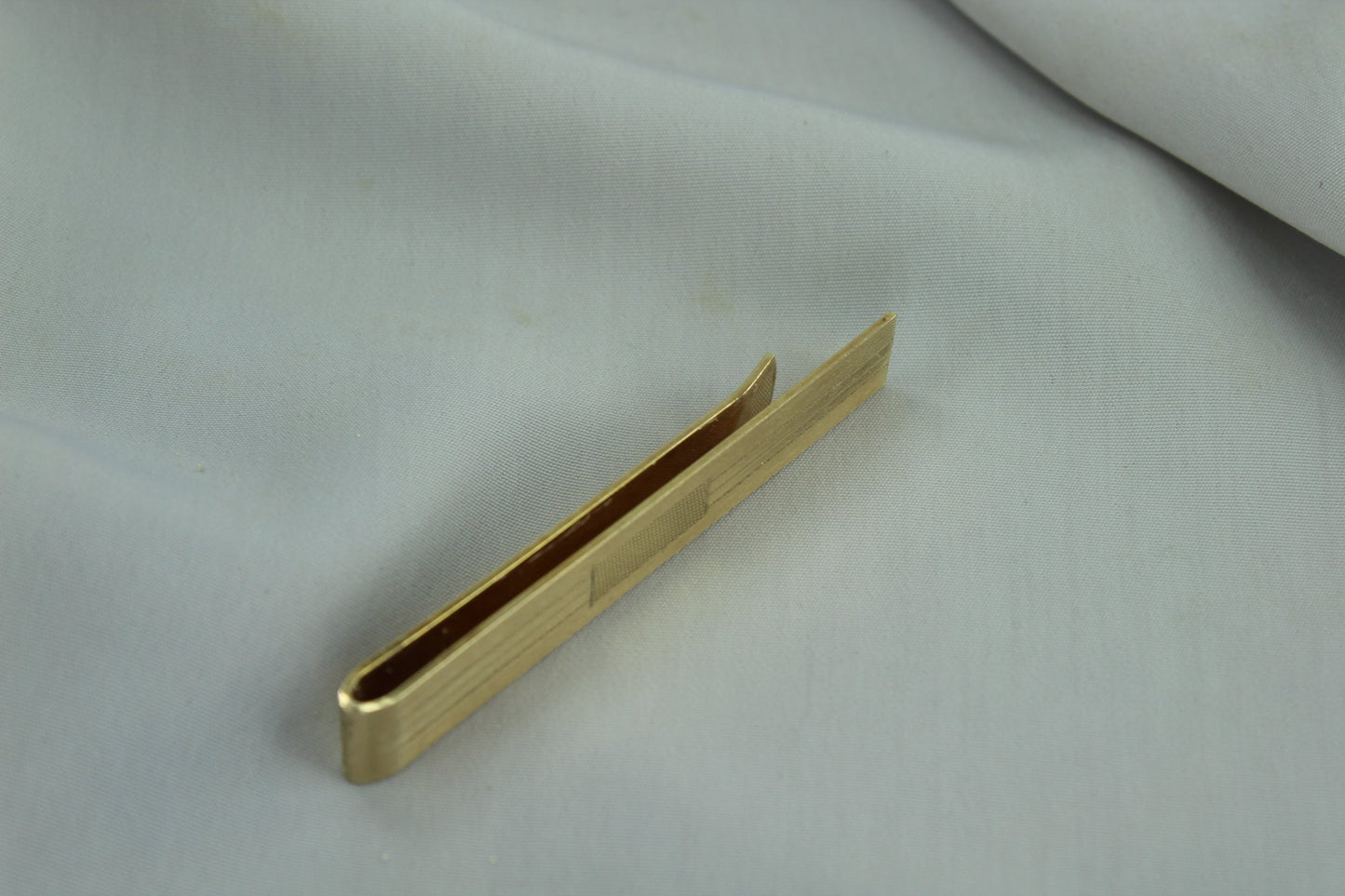 Vintage A & Z Tie Bar Money Clip Vintage Gold Filled substantial
