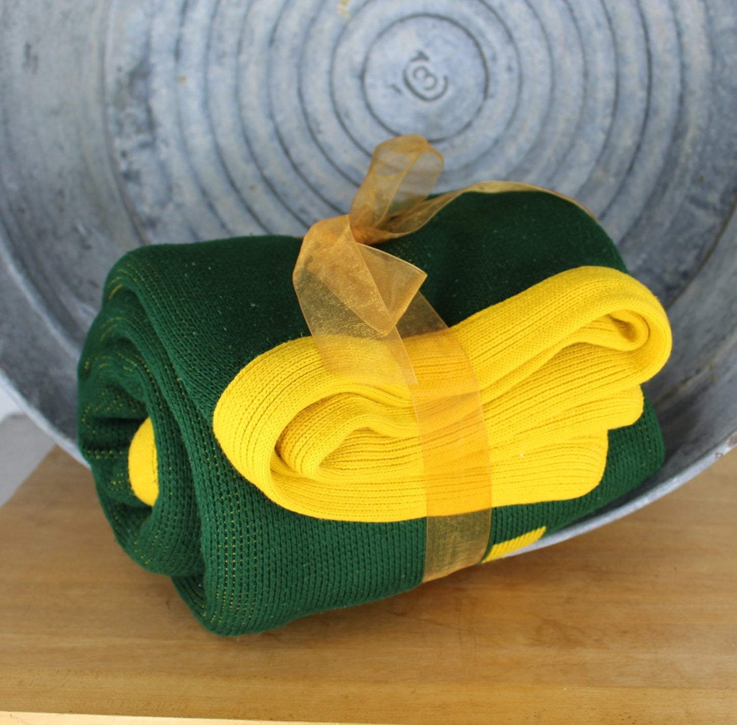 Logo Knits Vintage Emmaus High School Stadium Blanket - Sweater Knit Oldie
