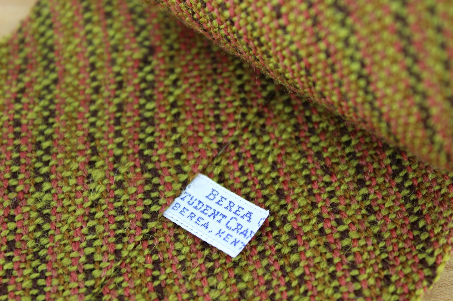 Berea College Student Craft Collectible Necktie - Wool Hand Woven Lovely Weave no longer made