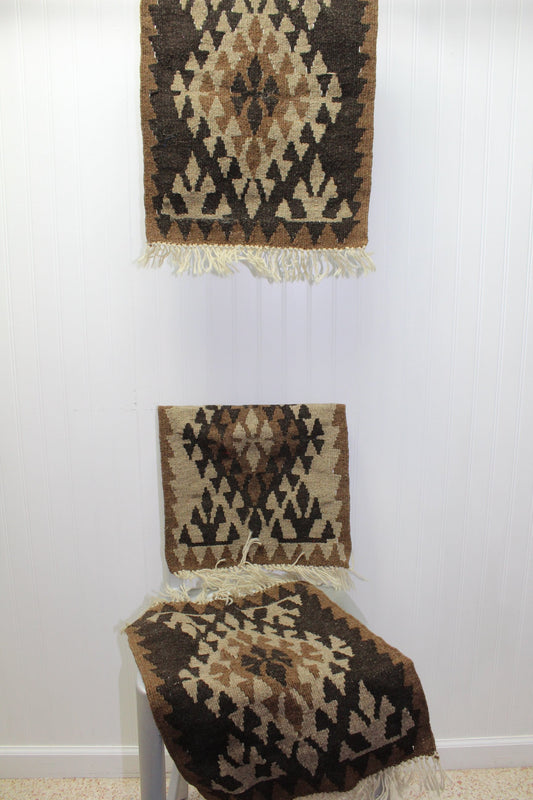 Kilim Wool Rugs - Decor for Wall Table Pillow - ~ 15" x 20" Turkey - Olde Kitchen & Home