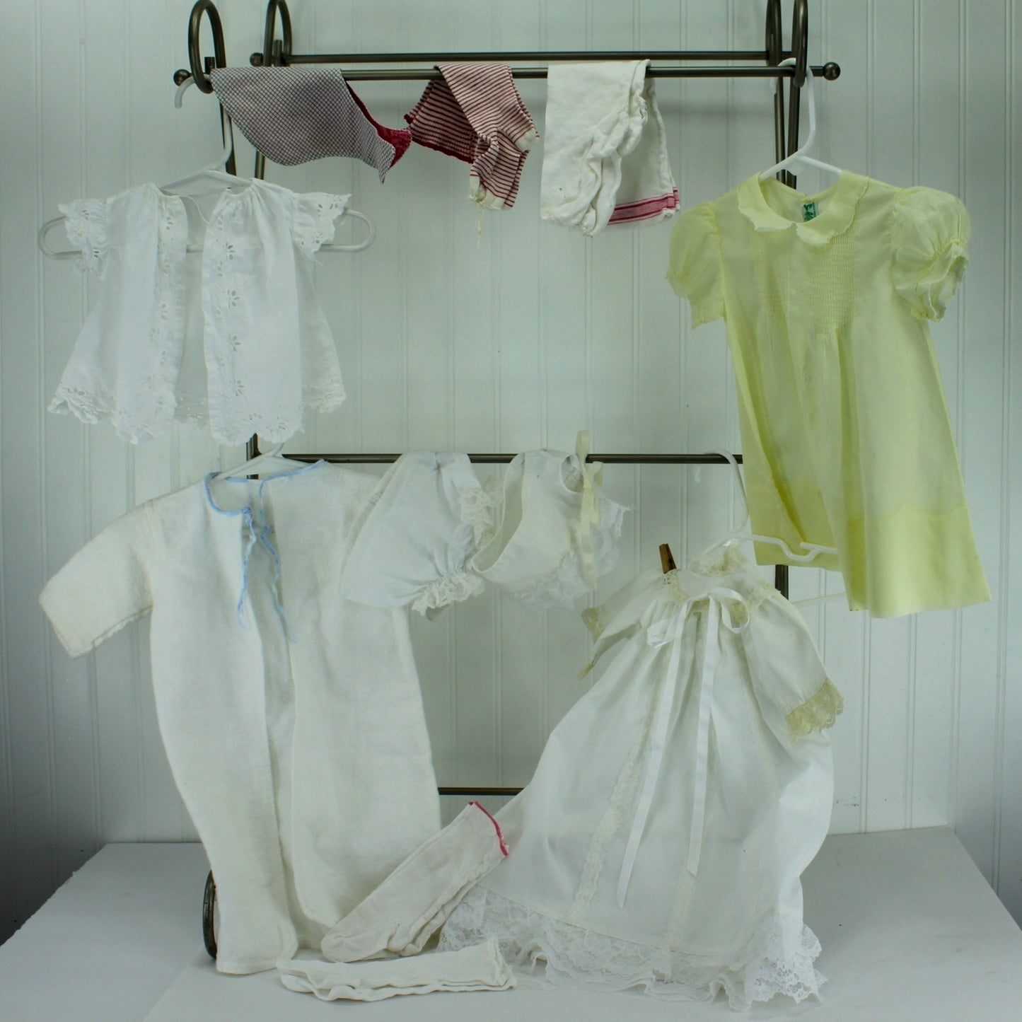 Collection Infant Doll Clothing Antique Vintage