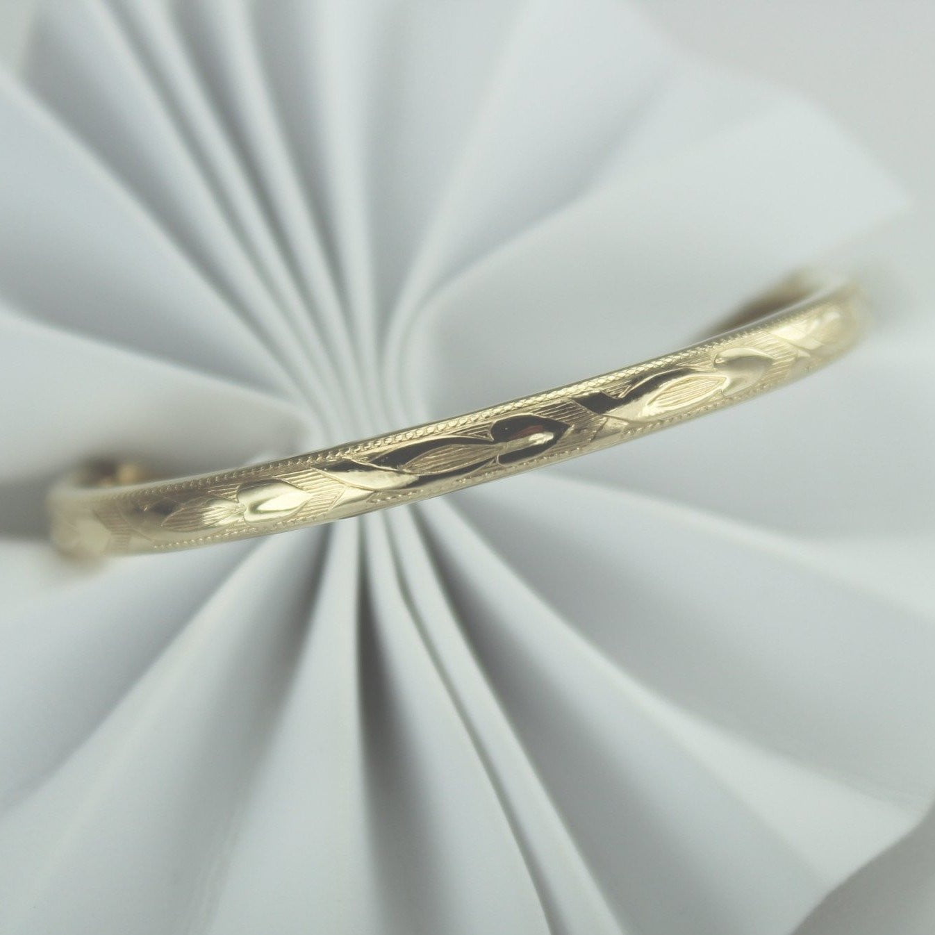Vintage Etched Bracelet Child's MARATHON 14K Gold FillVintage Etched Bracelet Child's MARATHON 14K Gold Fill