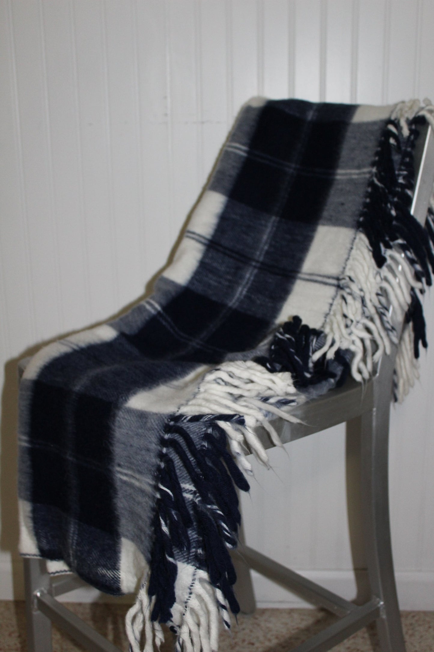 Acrylic Throw Blanket Leather Harness Thomas Swain Littleton Colorado sustainable