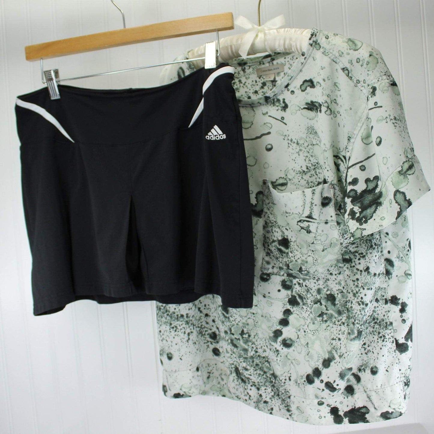 Adidas Tennis Skirt Calvin Jeans Top nice matching pair