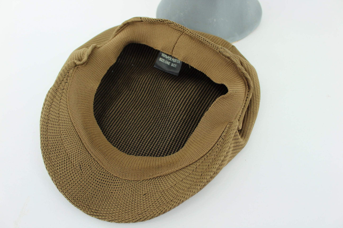 Tri Coastal Design Cap Flat Newsboy - Woven 100% Polyester Latte Brown all season wear