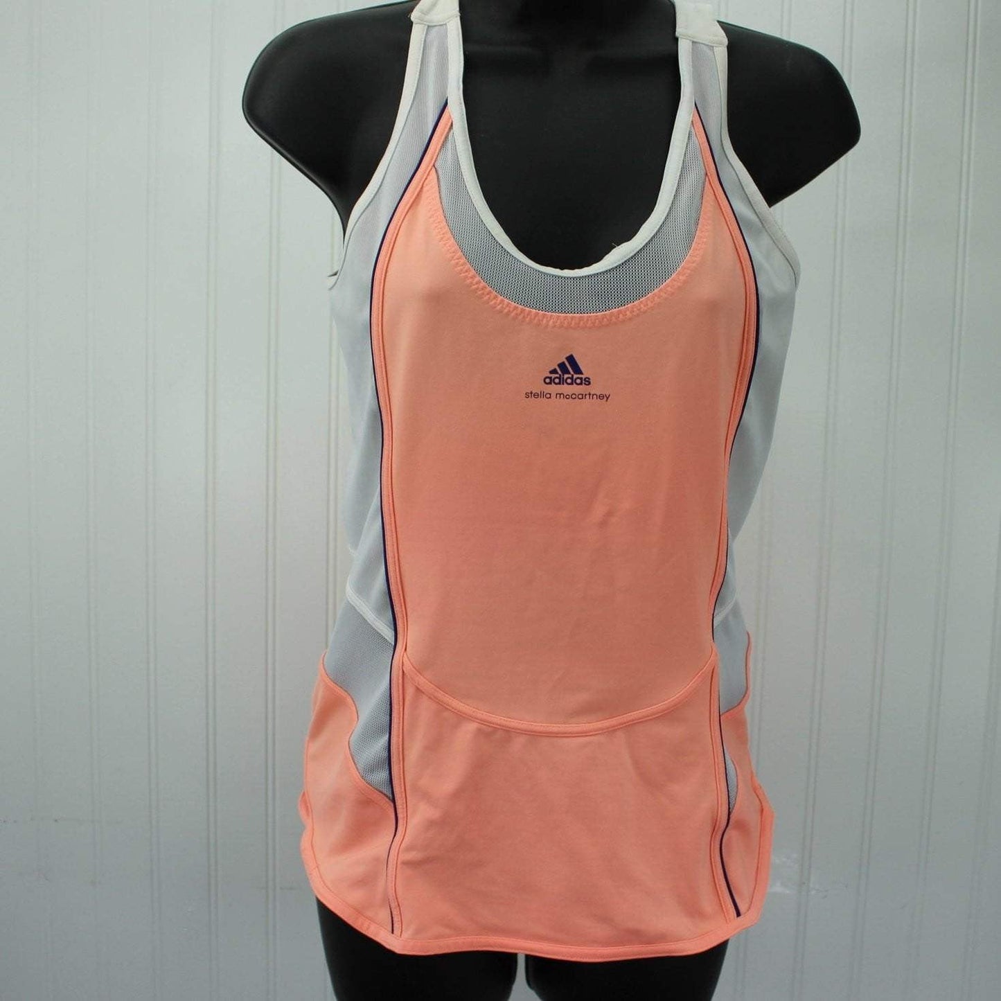 Stella McCartney Barricade Adidas Top Activewear Tangerine Size 40 pale orange t back