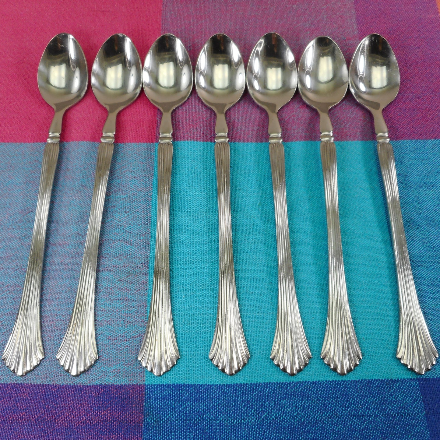 International Flatware Century Line - CASCADE 7 Iced Tea Stainless Spoons