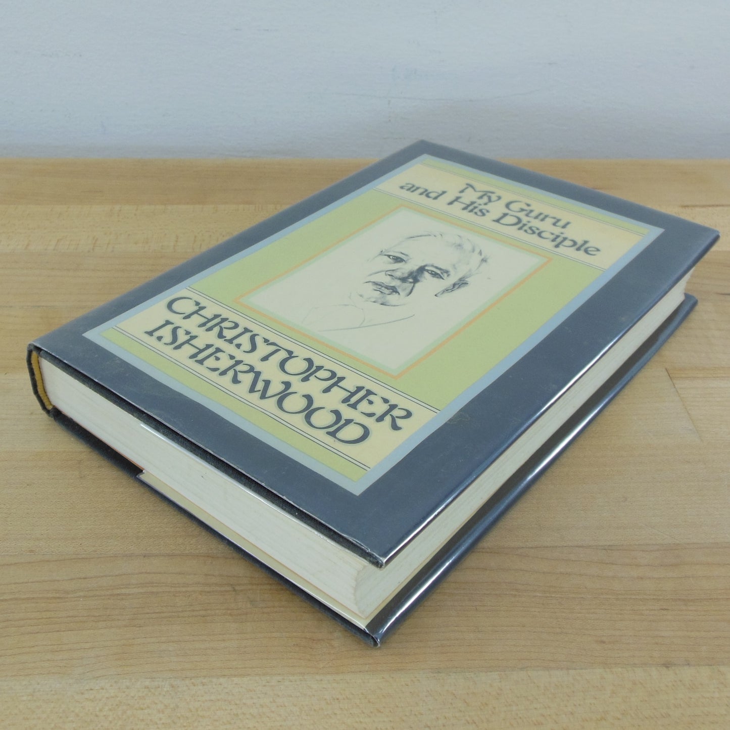 My Guru and His Disciple - Christopher Isherwood Signed 1980 First Ed. Vintage Book