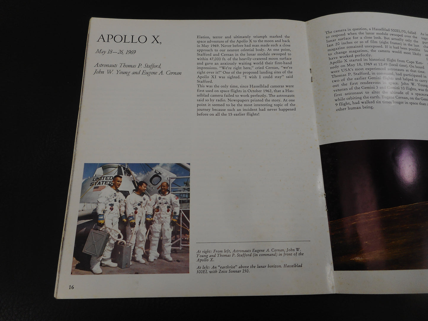 Jim Lovell Astronaut 1970's Autographed Hasselblad Booklet Apollo Moon X