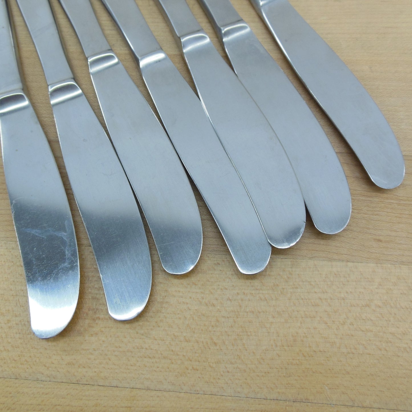 Gense Sweden Facette 18-8 Stainless Flatware - 7 Knives Vintage