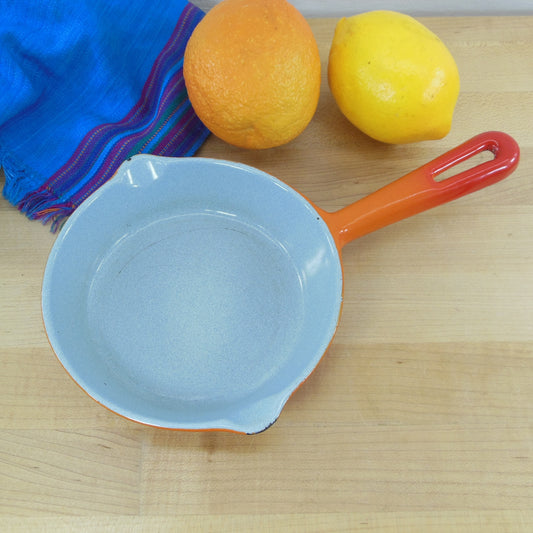 Levco Japan #3 Flame Enamel Cast Iron Skillet