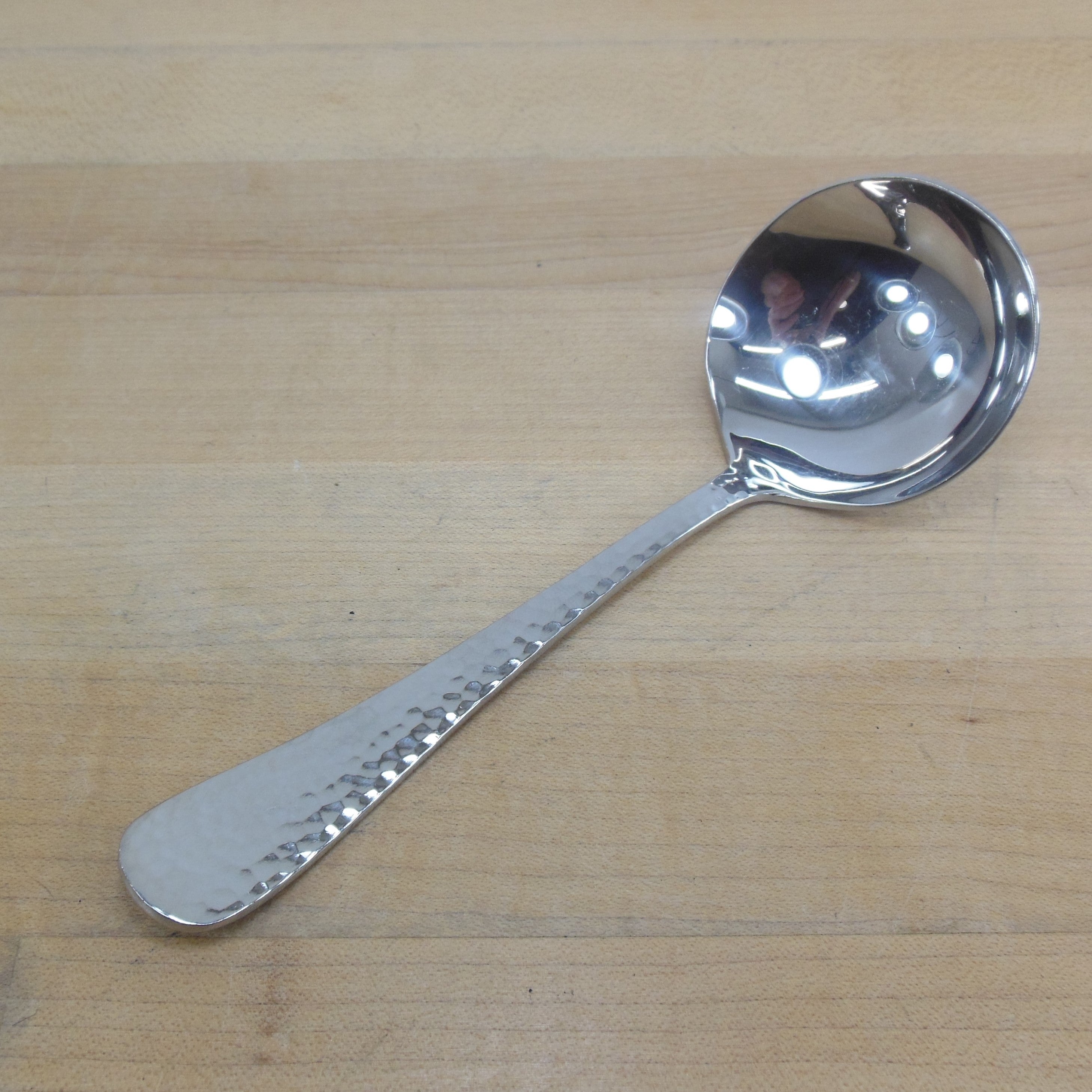 Reed & Barton Olde English Hammered Heritage Mint Gravy Ladle Olde