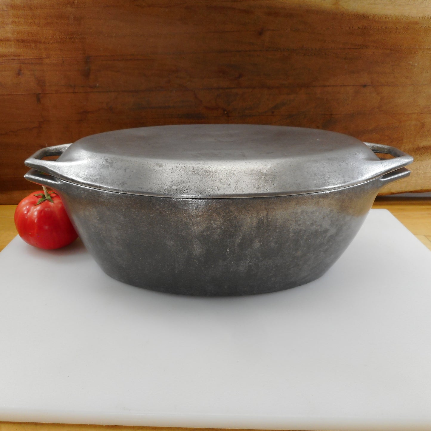 Michael Lax Design Rare Cast Aluminum Oval Roaster