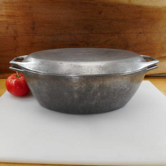 Michael Lax Design Rare Cast Aluminum Oval Roaster