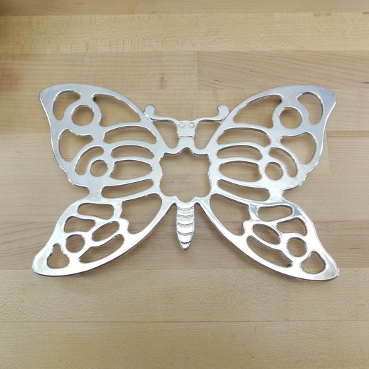 Leonard Italy Silverplate Serving Trivet Butterfly