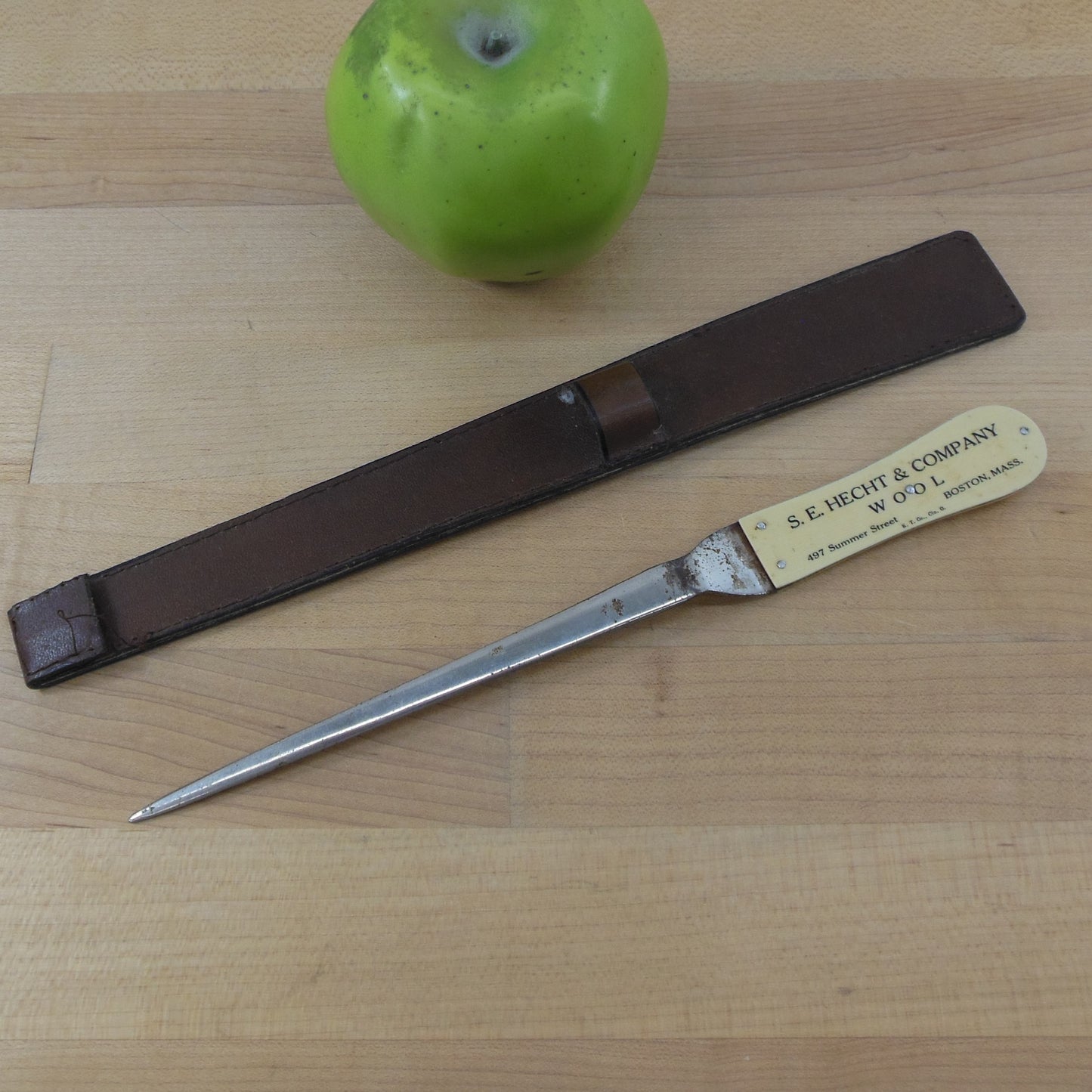 S.E. Hecht & Co. Wool Boston Letter Opener