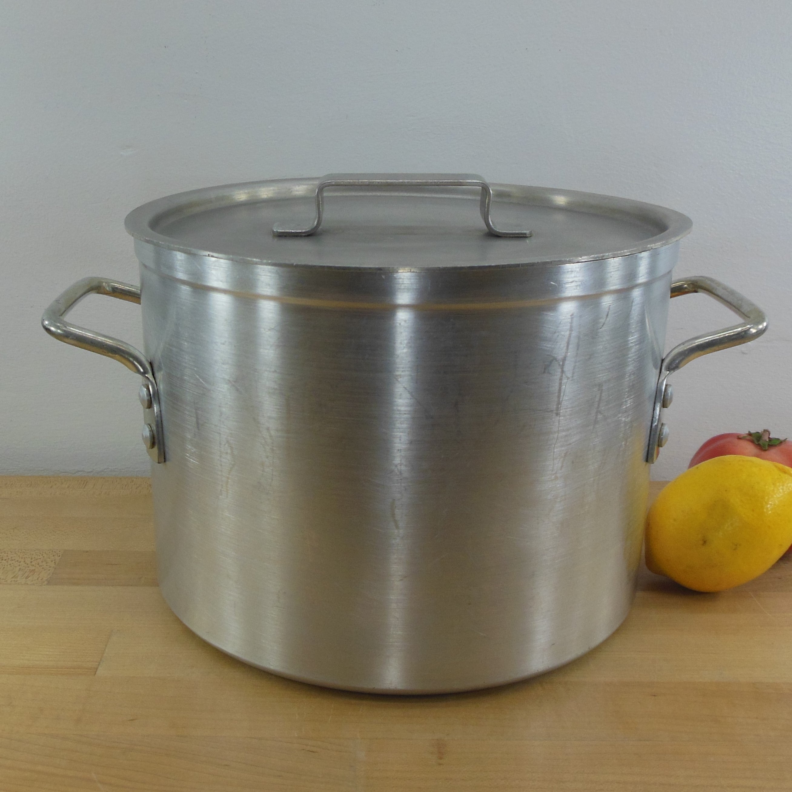 Vintage Toroware By Leyse 12 Qt Aluminum Stockpot No 5312 With Lid