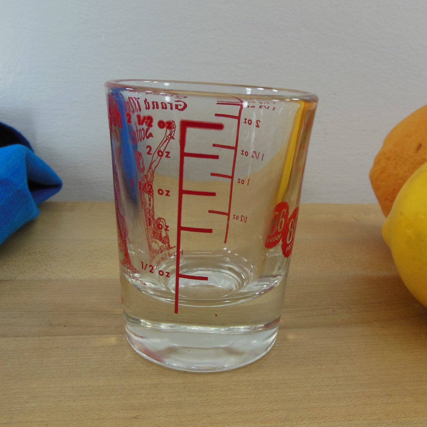 Grand Macnish Whiskey 2.5 Ounce Shot Glass Vintage