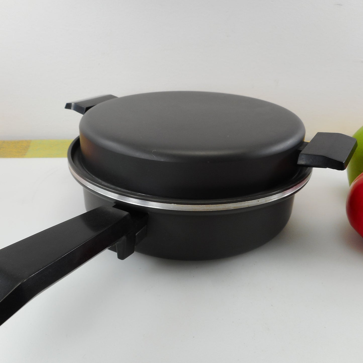 West Bend Miracle Maid Anodized 8" Skillet & Lid Vintage