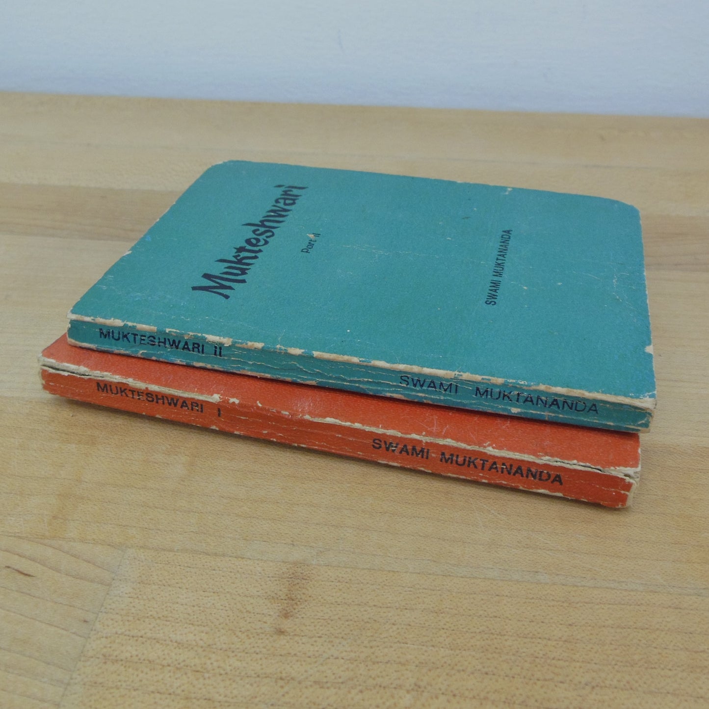 Swami Muktananda Mukteshwari I II Books 1973 1974 Vintage