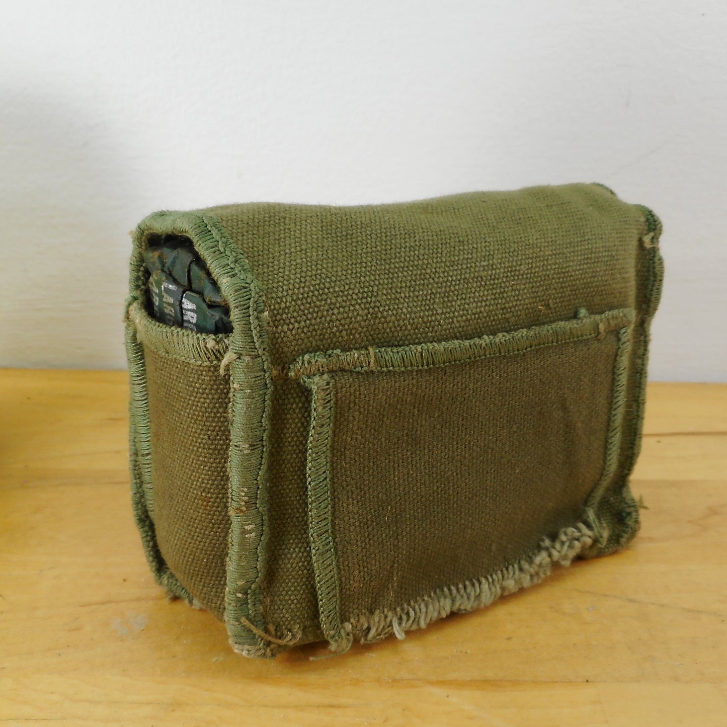 US Navy WWI Aviators Pilot First-Aid Canvas Pouch S2-1063 Vintage