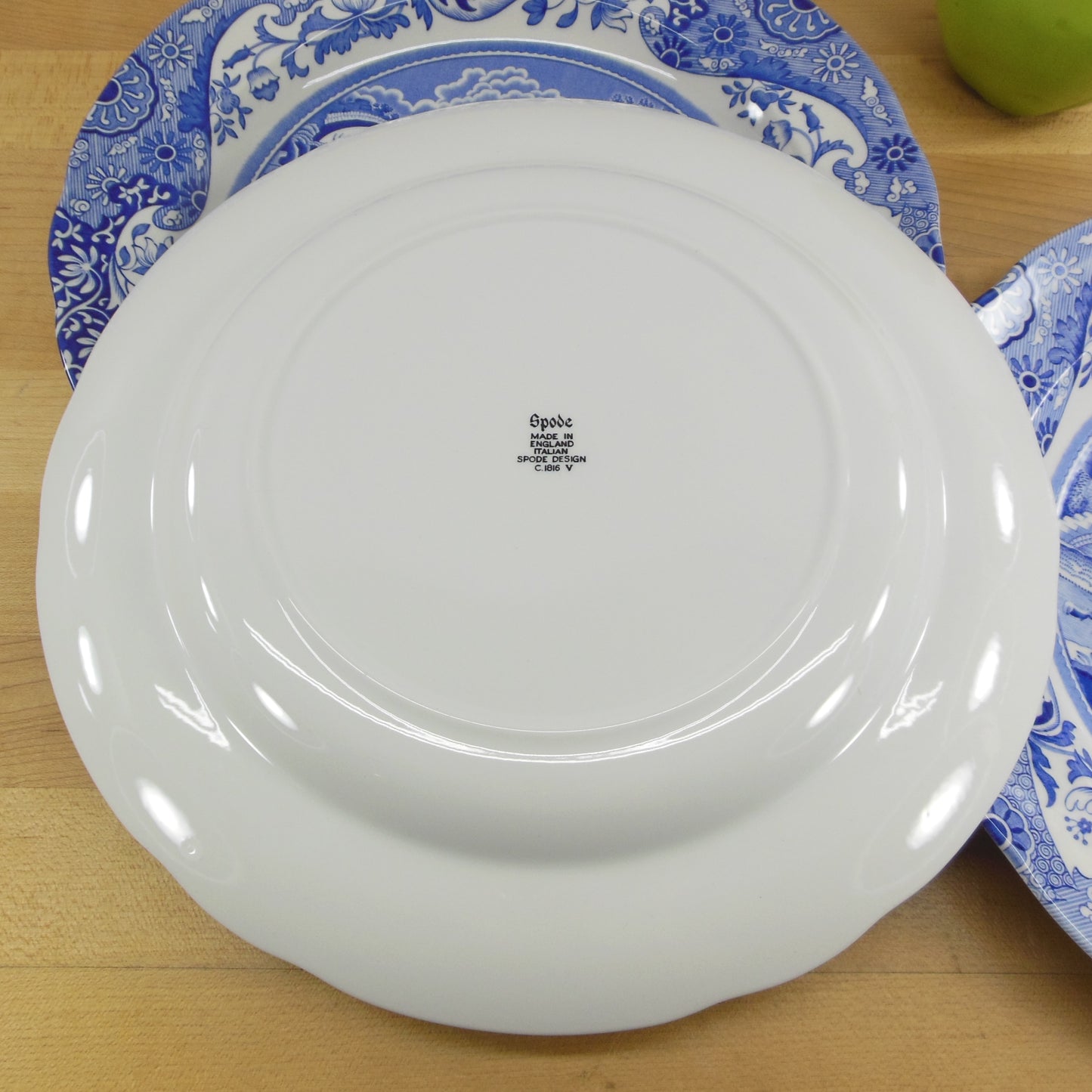 Spode England Blue Italian Dinner Plates - 3 Set 10.5"