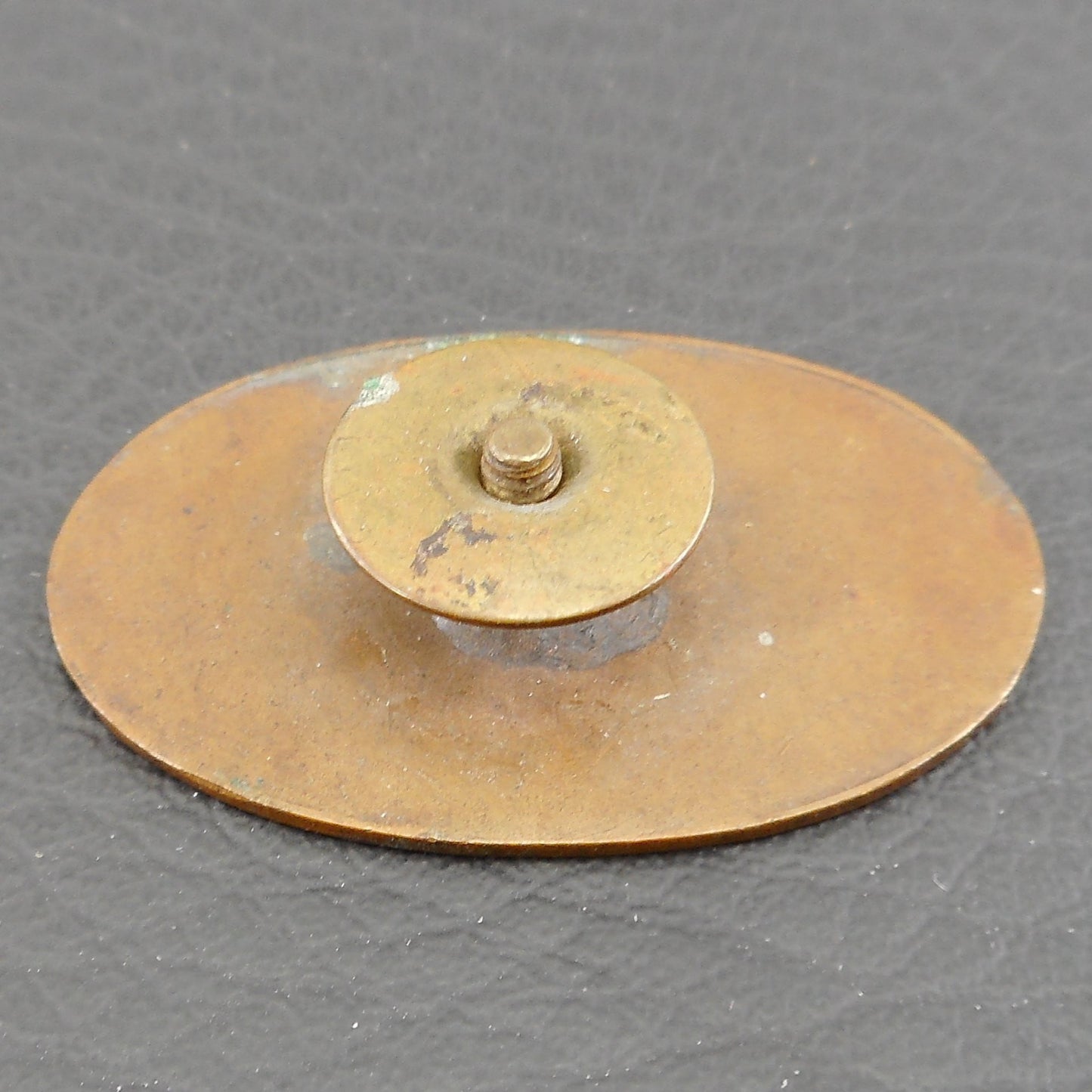 New York Expires 1923 Licensed Chauffeur Copper Pin Antique