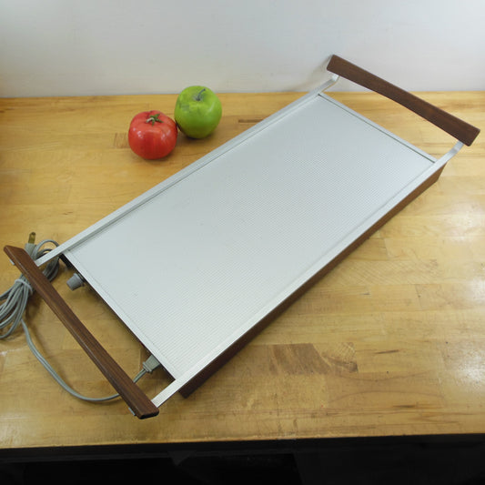 Club Aluminum Paul McCobb Design Buffet Electric Heat Tray Server 862