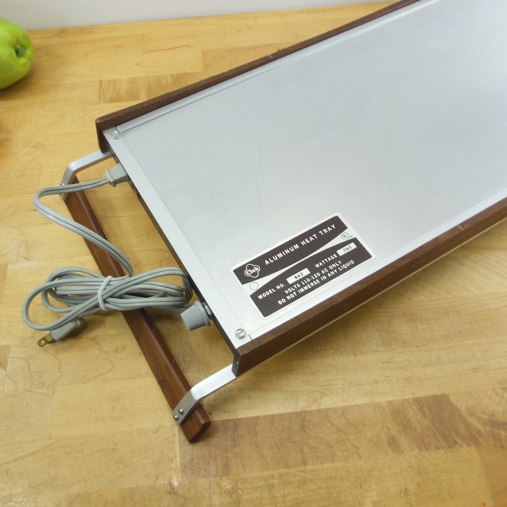 Club Aluminum Paul McCobb Design Buffet Electric Heat Tray Server 862 Used