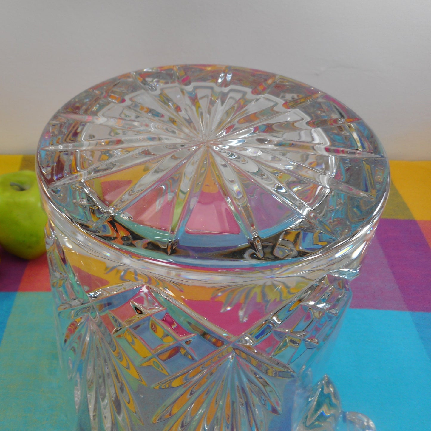 Poland 24% Lead Crystal Glass Heavy Champagne Ice Bucket Wine Cooler Vintage Used