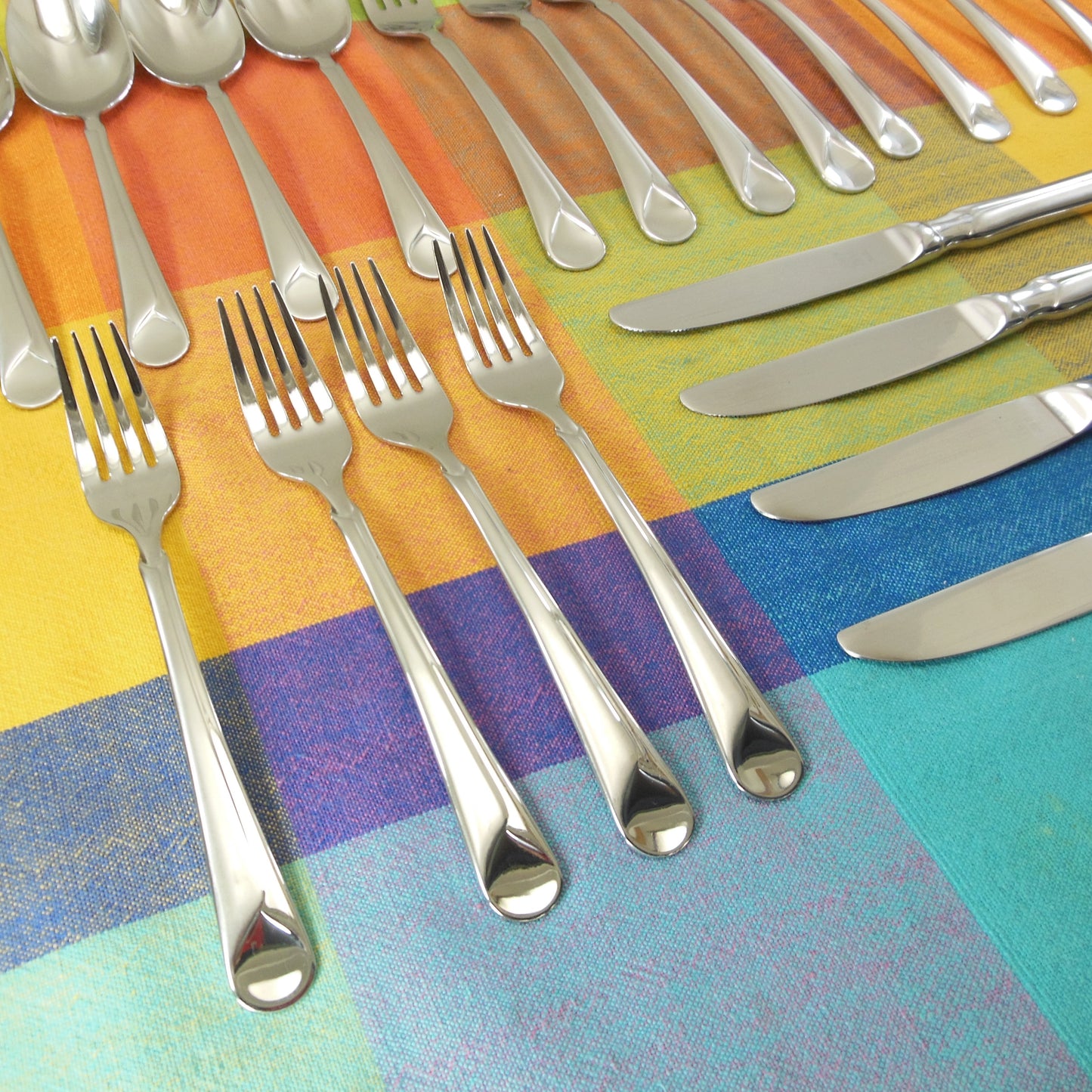 J.A. Henckels Provence Stainless Flatware - Your Choice of Four Spoons, Forks, Knives, Teaspoon