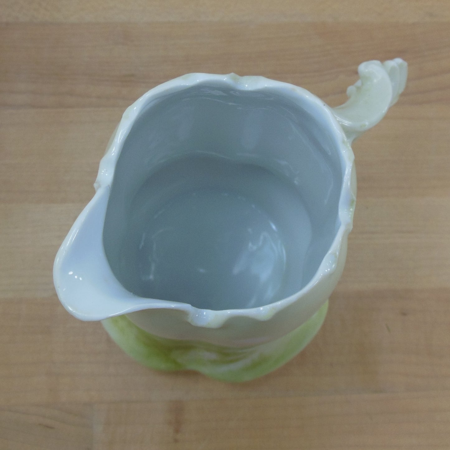 Rosenthal Rheingold Germany Tilly Green Castle Pitcher 5.5" Porcelain