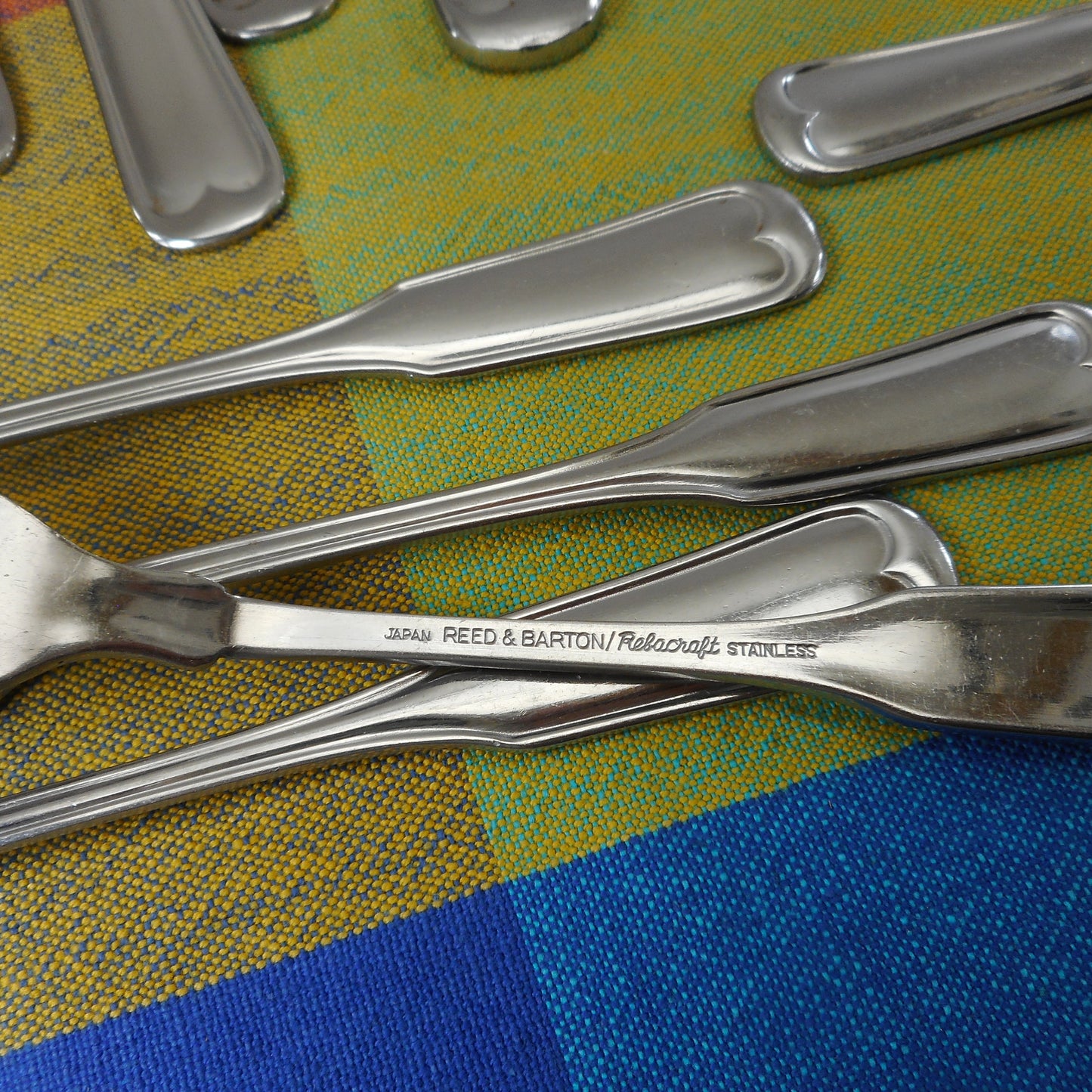 Reed& Barton Rebacraft Kenmore Stainless Flatware 28 Pieces Knives