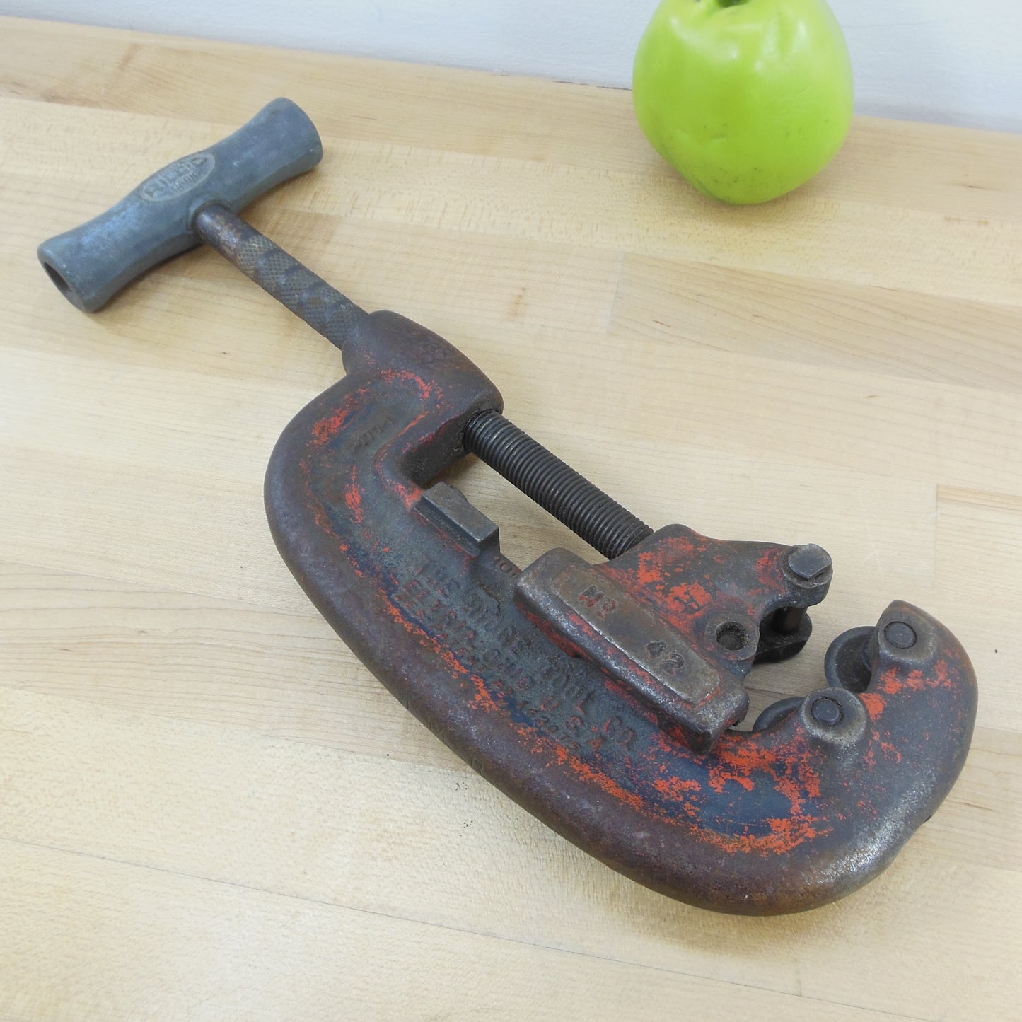 Ridgid USA Vintage No. 42 Large Pipe Cutter Used