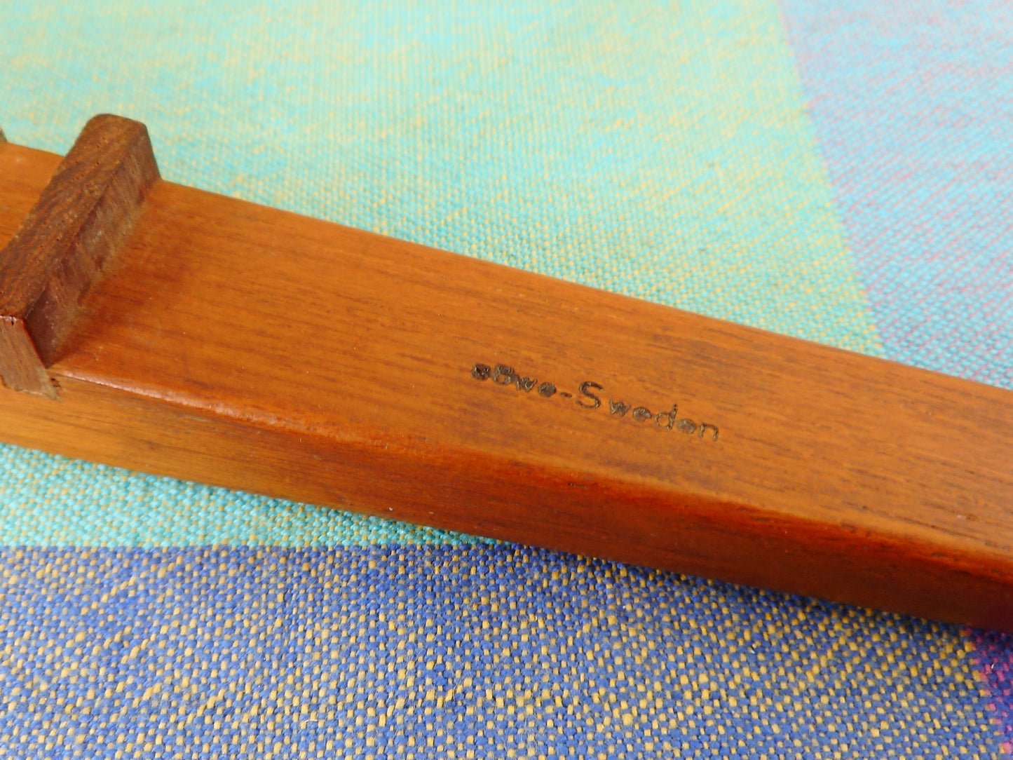 Sowe Sweden Vintage MCM Teak Wood Nutcracker Signed