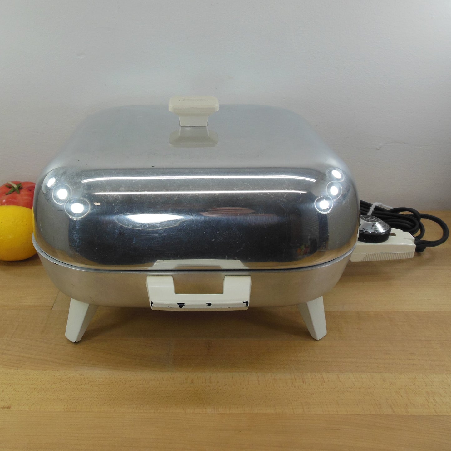 Sunbeam Rare FP-X White Electric Fry Pan Skillet