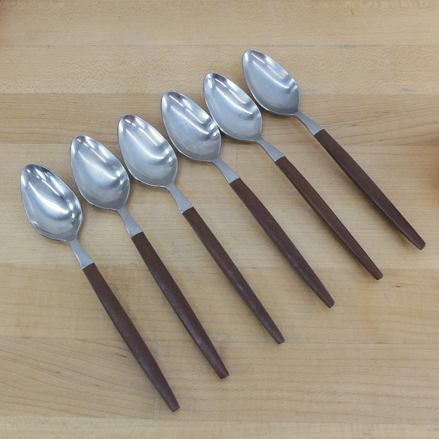 Ekco Eterna Stainless Canoe Muffin Brown - 6 Teaspoons