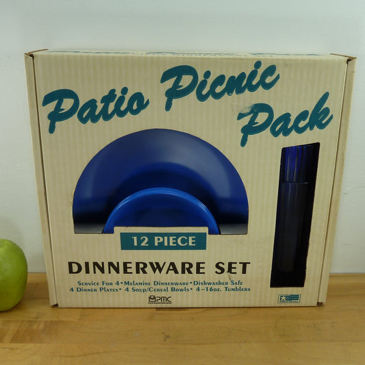 Texas Ware PMC Patio Picnic Pack NOS Boxed 12 Piece Set Dinnerware