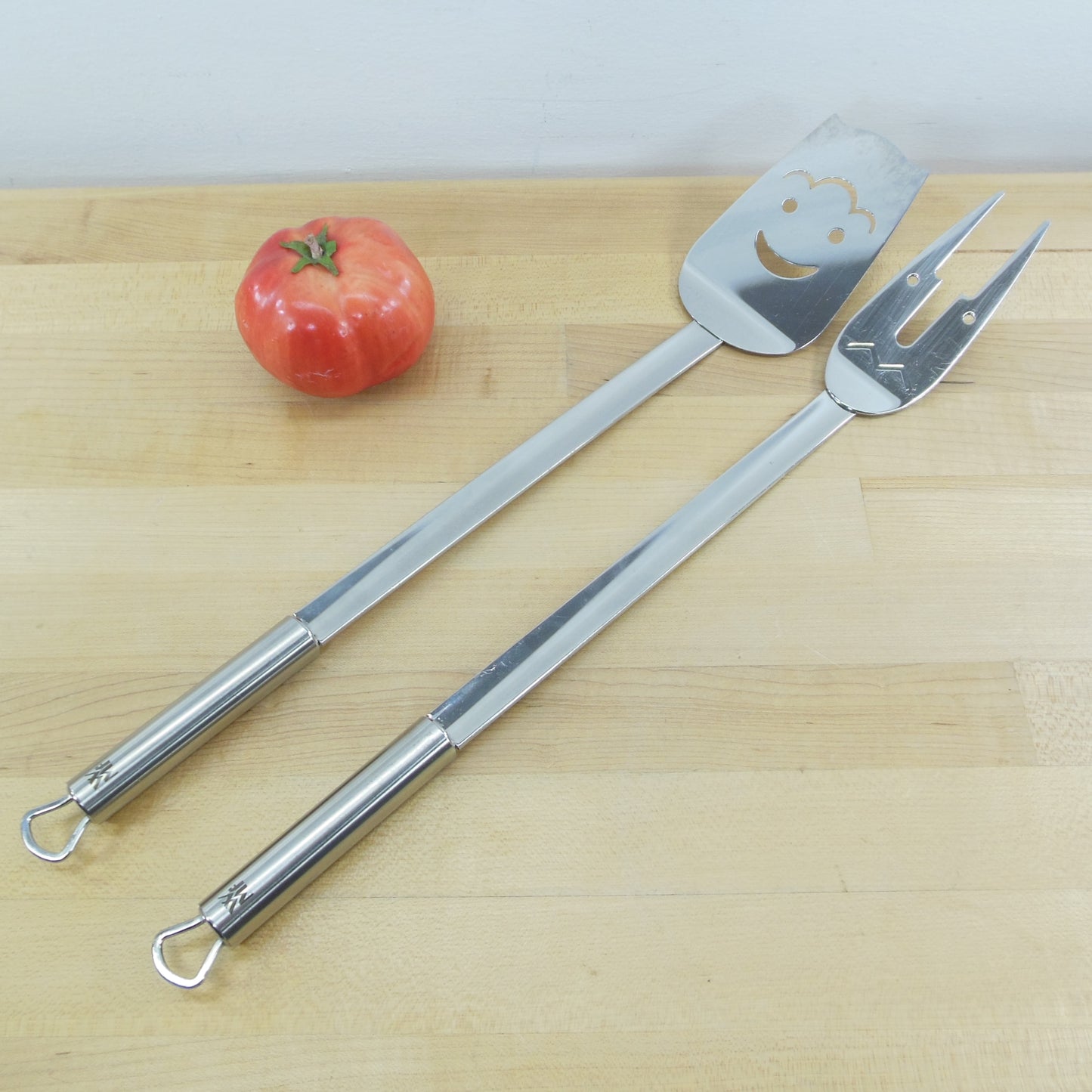 WMF Stainless BBQ Grilling Spatula Fork Faces