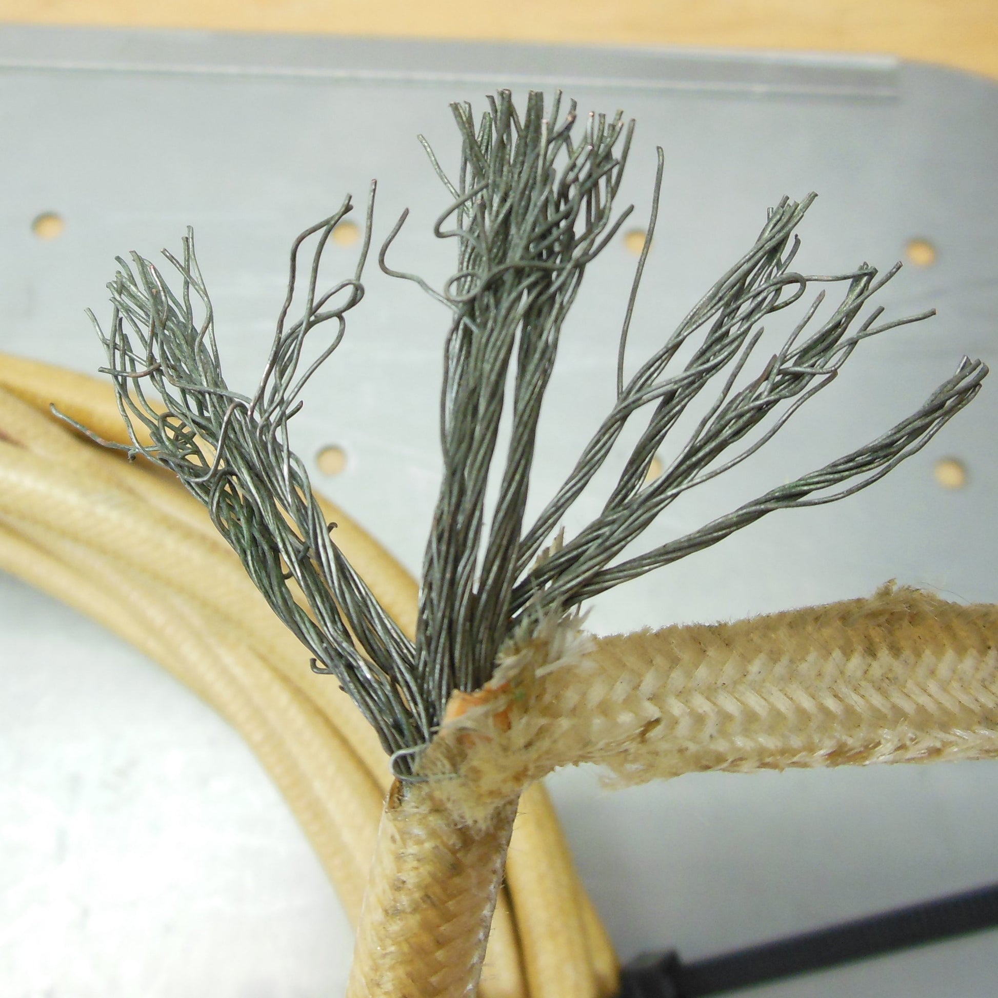 Marine Vintage 27' Primary Coated Copper Wire 5/16"  Multi-strand