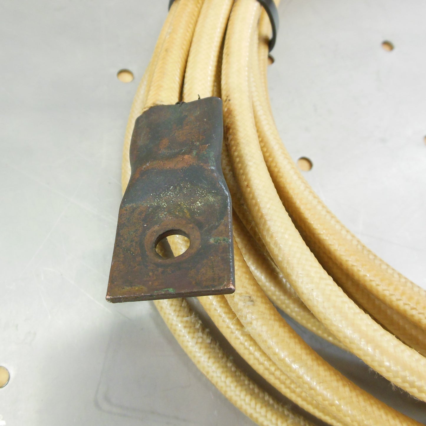 Marine Vintage 27' Primary Coated Copper Wire 5/16"  Battery Cable