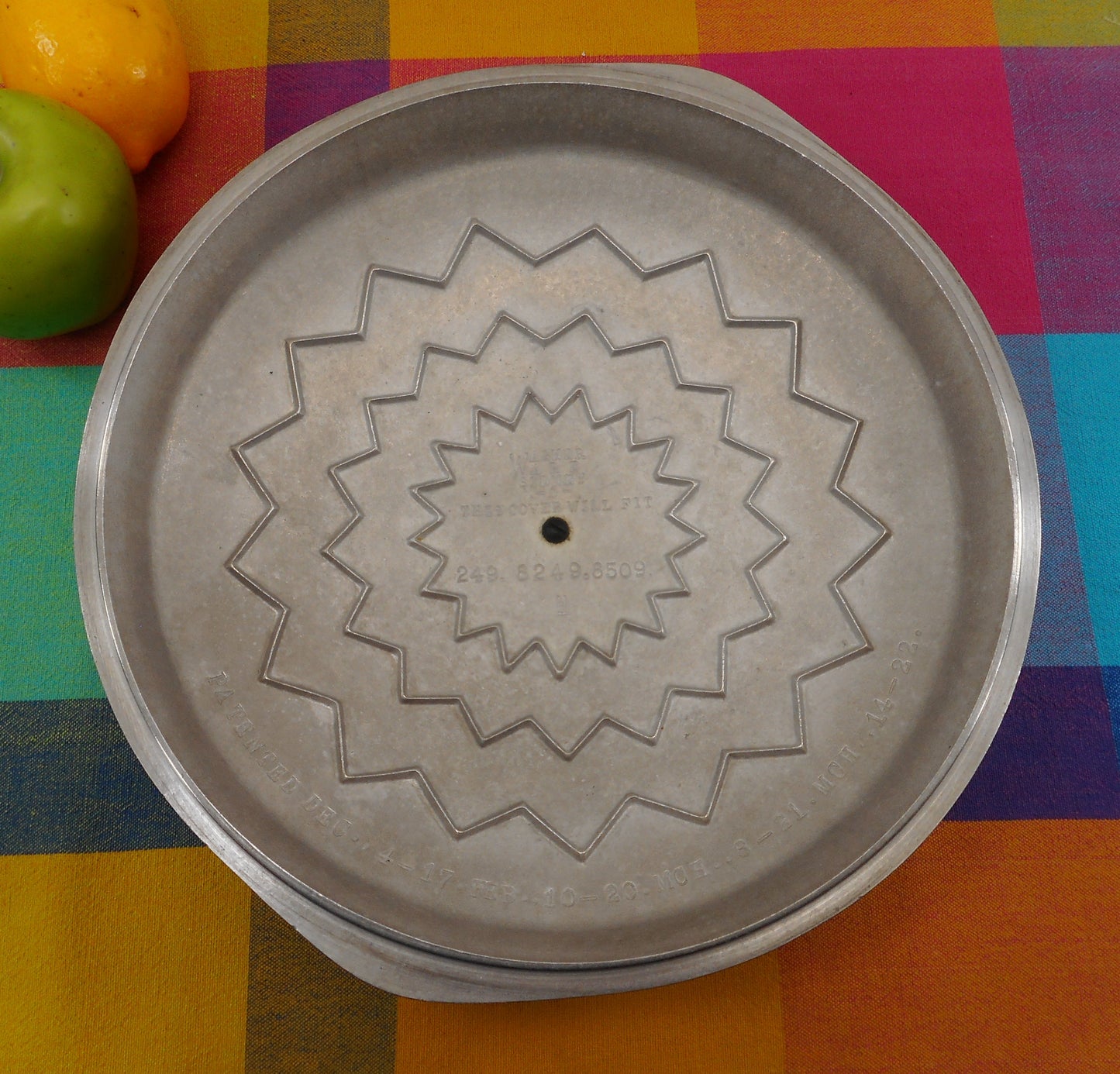 Wagner Ware Aluminum 249 Basting Lid #9 for Round Roaster Used