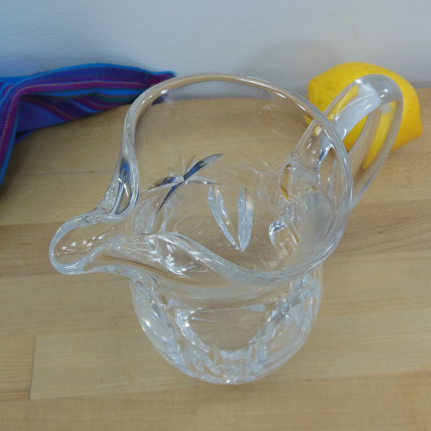 Waterford Ireland Crystal 7.25" Cocktail Martini Juice Pitcher Used