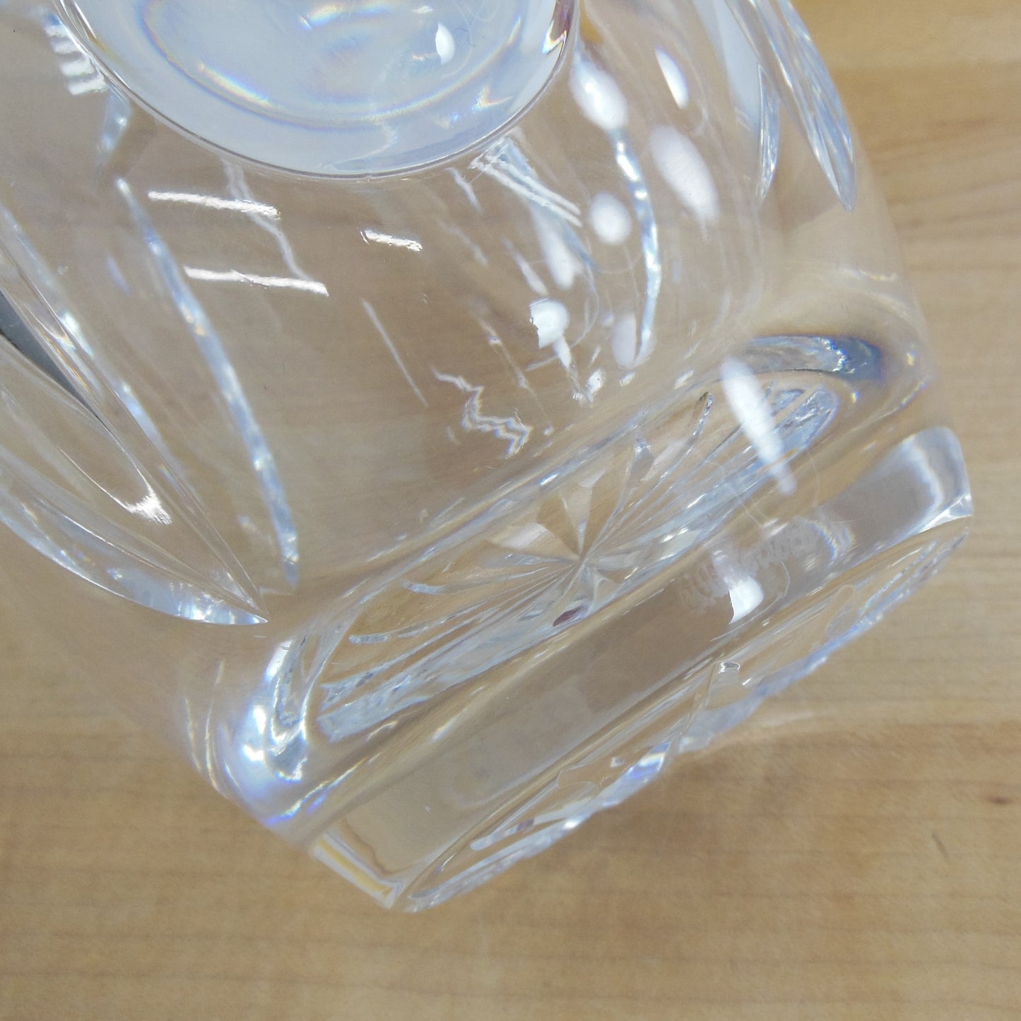 Waterford Ireland Crystal 7.25" Cocktail Martini Juice Pitcher Signed