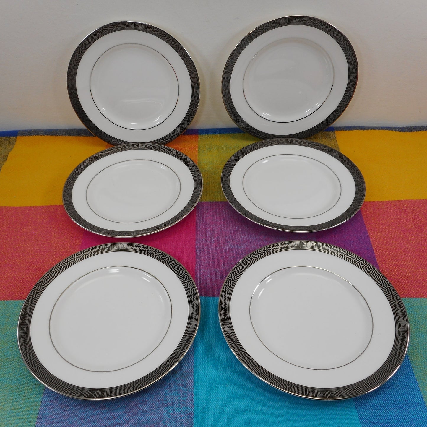 Wedgwood England Bone China - Metropolis - Set of 6 Bread & Butter Plates 6" Vintage
