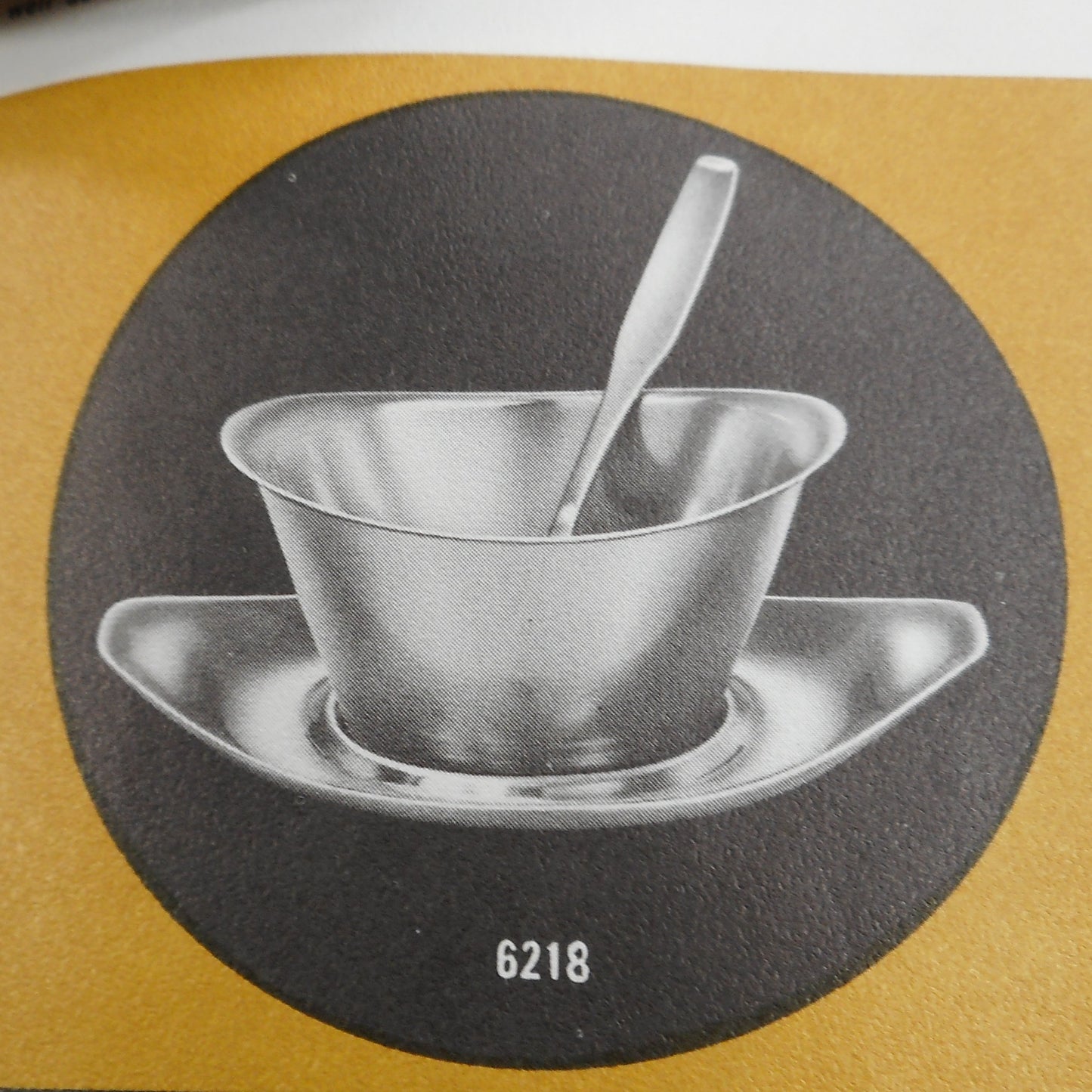 WMF Cromargan Germany Fraser's #6218 Stainless Two Piece Gravy Boat - Mid Century Minimalist Modern Ad