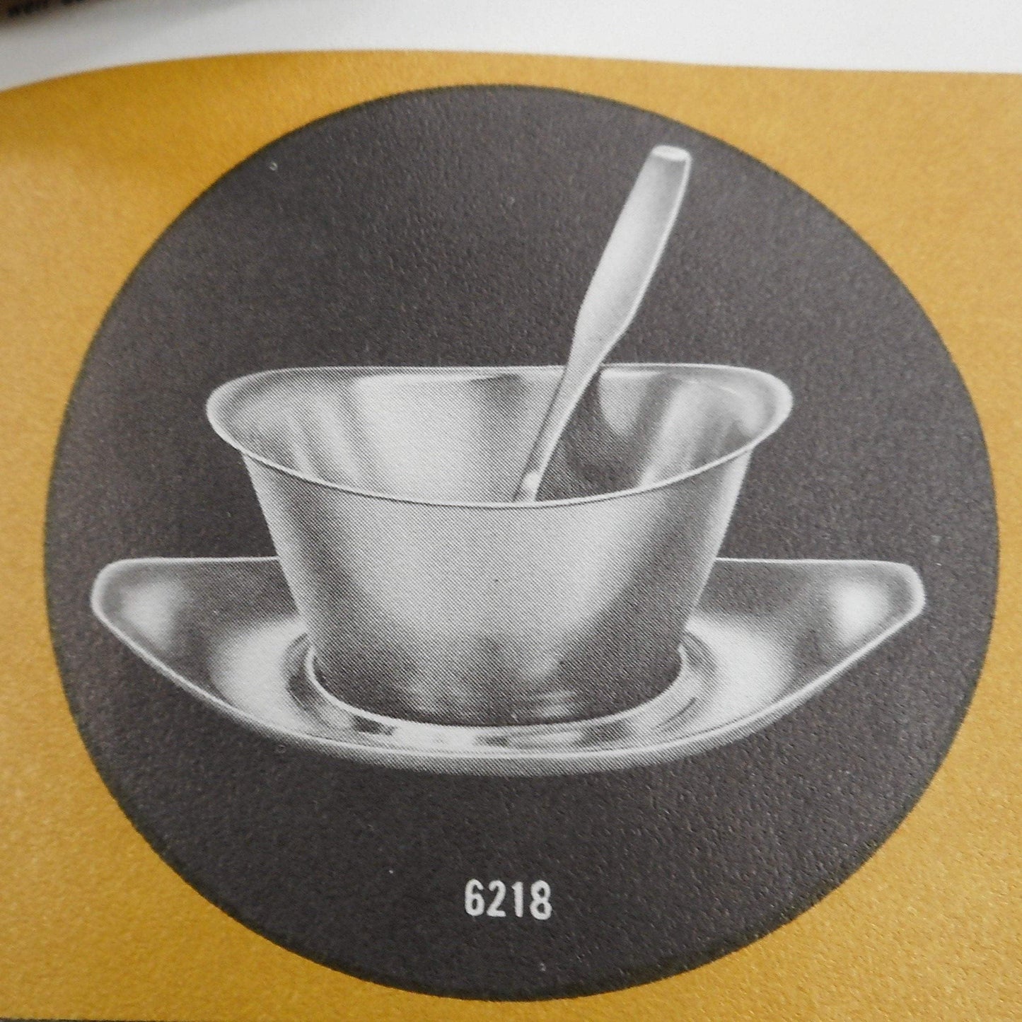 WMF Cromargan Germany Fraser's #6218 Stainless Two Piece Gravy Boat - Mid Century Minimalist Modern Ad