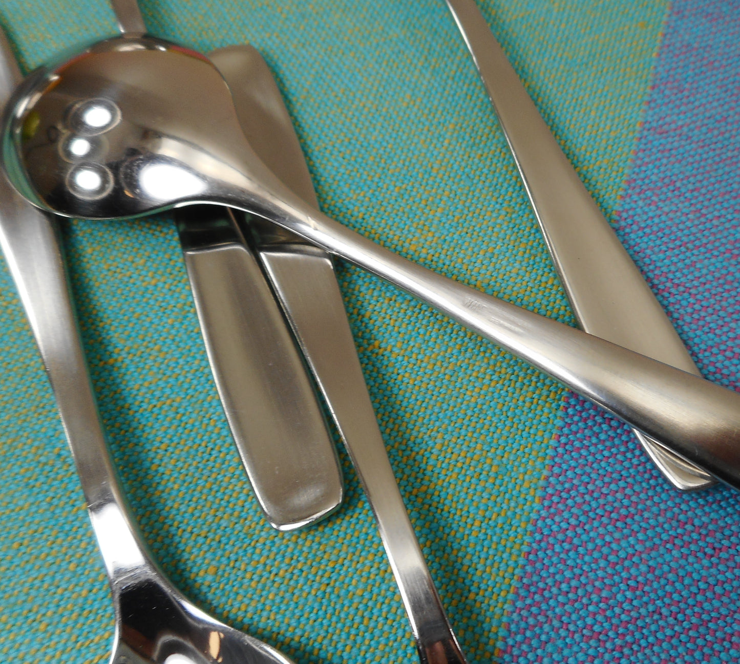 WMF Cromargan Germany Linea 6 Set Egg Spoons 4-3/4" Vintage