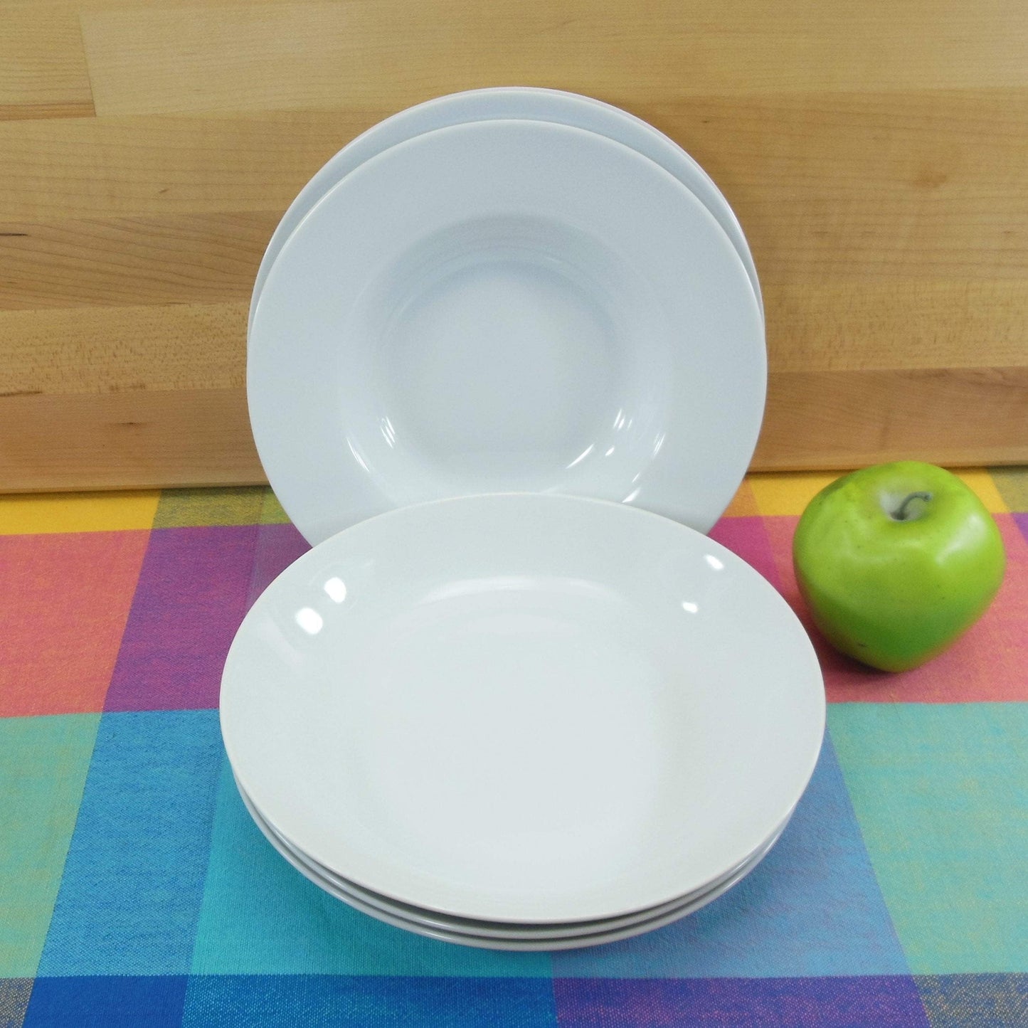 Williams Sonoma White Open Kitchen 6 Bowl Lot - Pasta Soup