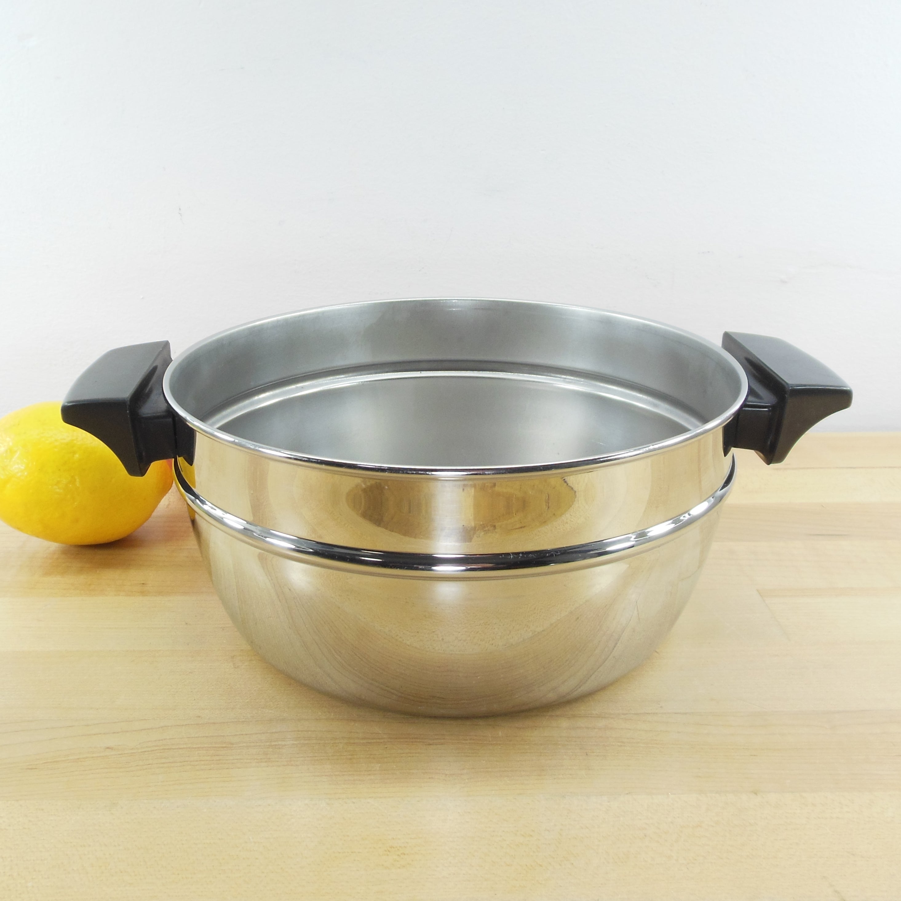 Revere 2-Quart Covered Saucepan with Double Boiler Insert